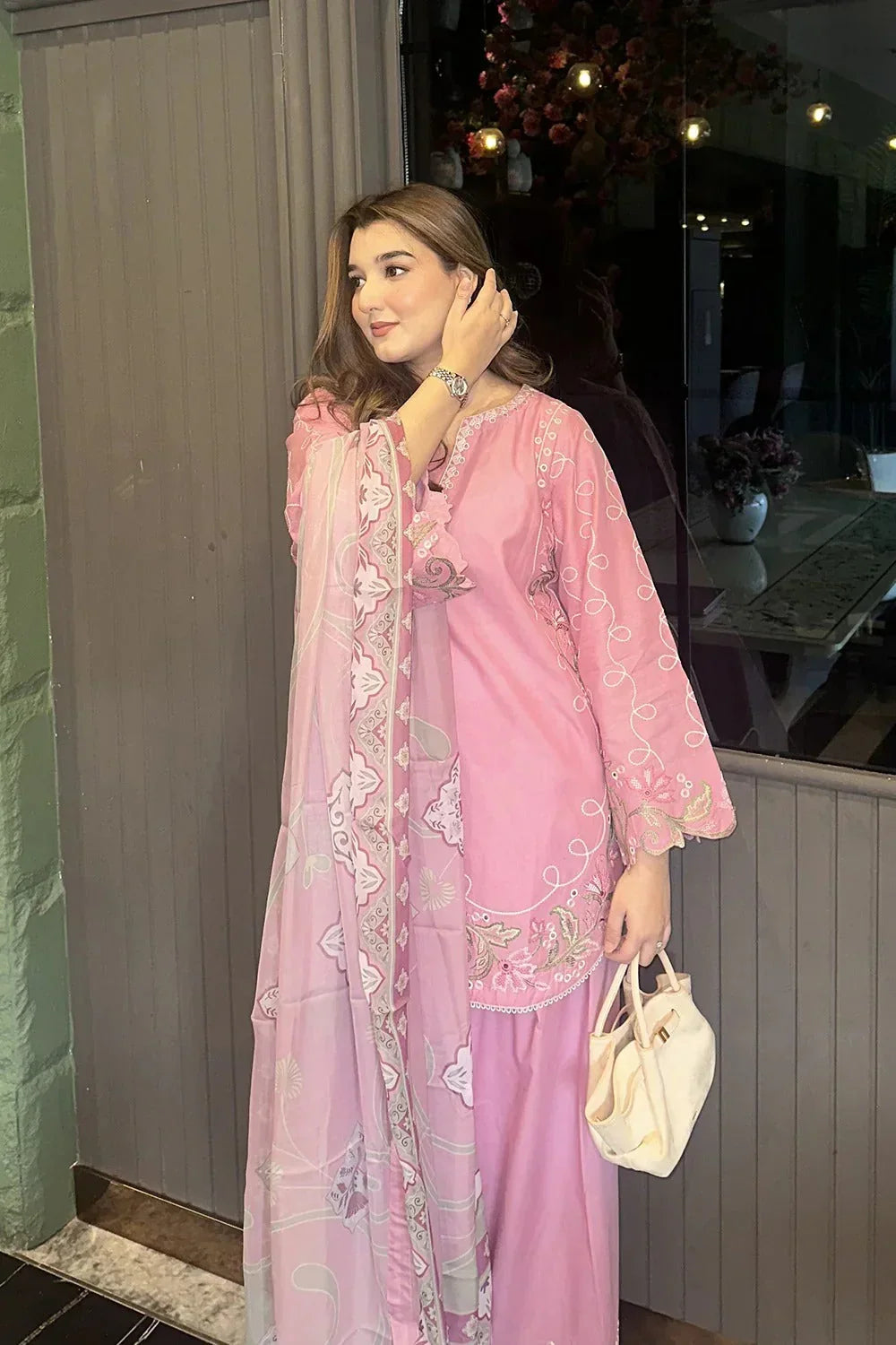 Orchid lawn 3-piece by NAAZPOSH