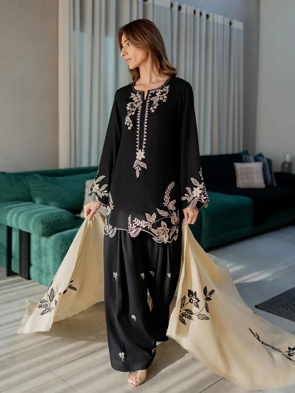 Arshiya cotton 3-piece by NAAZPOSH
